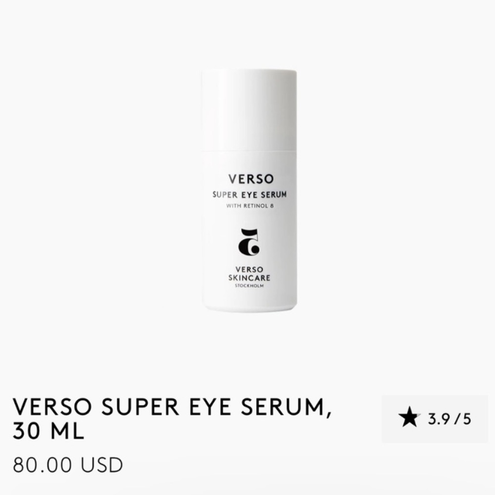 Verso Super Eye Serum with Retinol 8